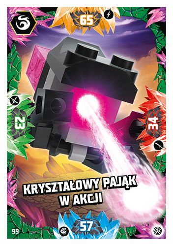 LEGO® NINJAGO® TCG8 - Nr 99: Kryształowy pająk w akcji