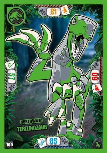 LEGO® Jurassic World™ - Nr 100: Noktowizja terizinozaur