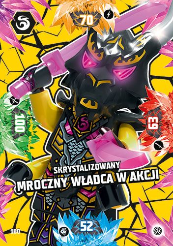 LEGO® NINJAGO® TCG8 - Nr 100: Skrystalizowany Mroczny Władca w akcji