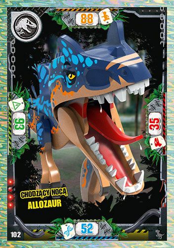 LEGO® Jurassic World™ - Nr 102: Chodzący nocą allozaur
