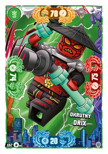 LEGO® NINJAGO® TCG11 - Nr 102: Okrutny Drix