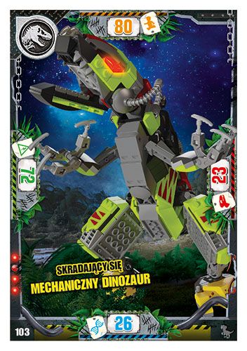 LEGO® Jurassic World™ - Nr 103: Skradający się mechaniczny dinozaur