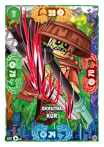 LEGO® NINJAGO® TCG11 - Nr 105: Okrutna Kur