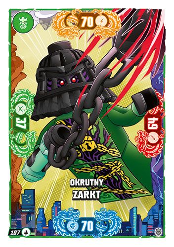 LEGO® NINJAGO® TCG11 - Nr 107: Okrutny Zarkt