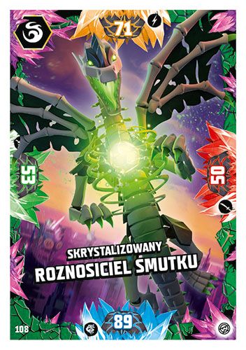 LEGO® NINJAGO® TCG8 - Nr 108: Skrystalizowany Roznosiciel Smutku