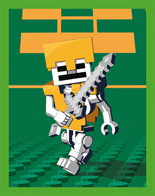LEGO® Minecraft™ Stickers - Nr109