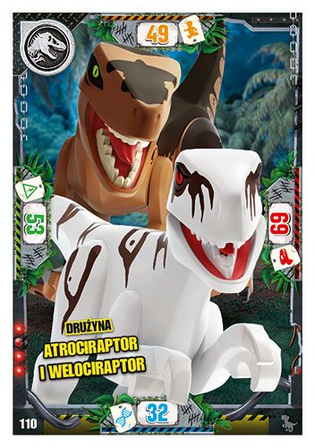 LEGO® Jurassic World™ - Nr 110: Drużyna atrociraptor i welociraptor