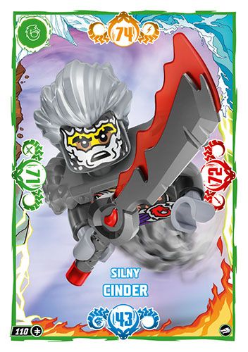 LEGO® NINJAGO® TCG10 - Nr 110: Silny Cinder