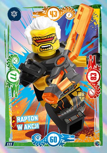 LEGO® NINJAGO® TCG9 - Nr 111: Rapton w akcji