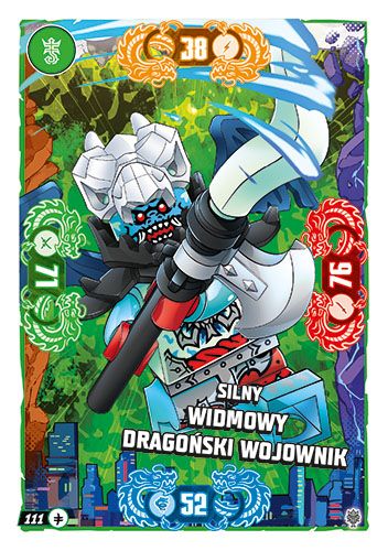 LEGO® NINJAGO® TCG11 - Nr 111: Silny widmowy dragoński wojownik