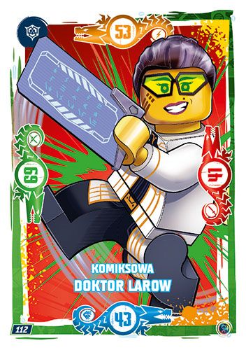 LEGO® NINJAGO® TCG9 - Nr 112: Komiksowa doktor LaRow