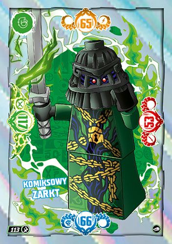 LEGO® NINJAGO® TCG10 - Nr 113: Komiksowy Zarkt