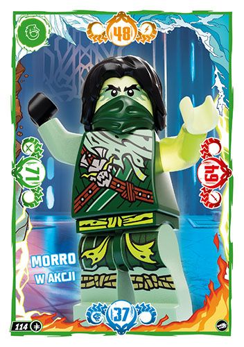 LEGO® NINJAGO® TCG10 - Nr 114: Morro w akcji