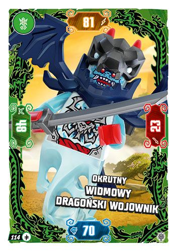 LEGO® NINJAGO® TCG11 - Nr 114: Okrutny widmowy dragoński wojownik