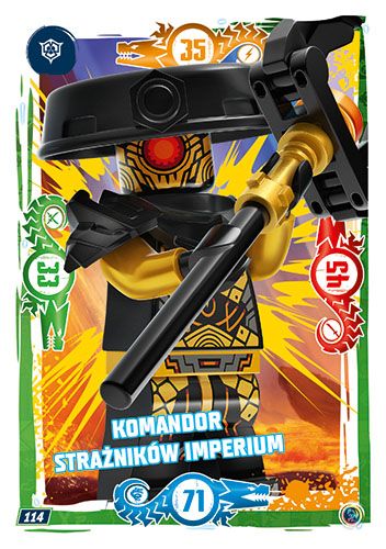 LEGO® NINJAGO® TCG9 - Nr 114: Komandor strażników imperium
