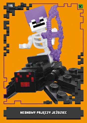 LEGO® Minecraft™ - Nr115: Neonowy pajęczy jeździec