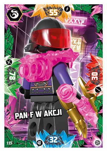 LEGO® NINJAGO® TCG8 - Nr 115: Pan F w akcji