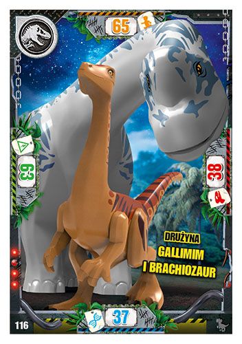 LEGO® Jurassic World™ - Nr 116: Drużyna gallimim i brachiozaur