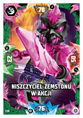 LEGO® NINJAGO® TCG8 - Nr 116: Niszczyciel zemstonu w akcji
