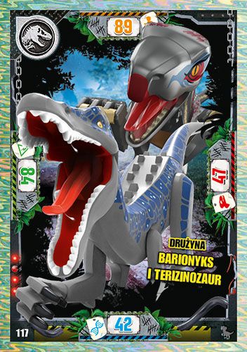 LEGO® Jurassic World™ - Nr 117: Drużyna barionyks i terizinozaur