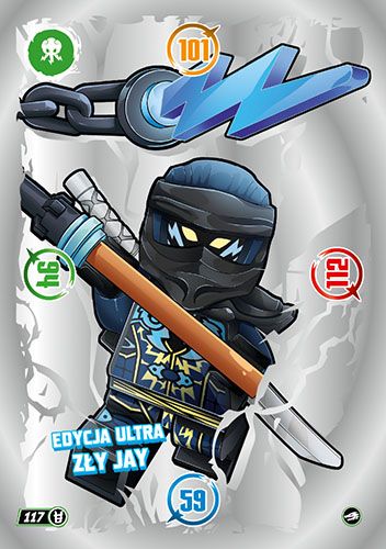 LEGO® NINJAGO® TCG10 - Nr 117: Edycja ultra zły Jay