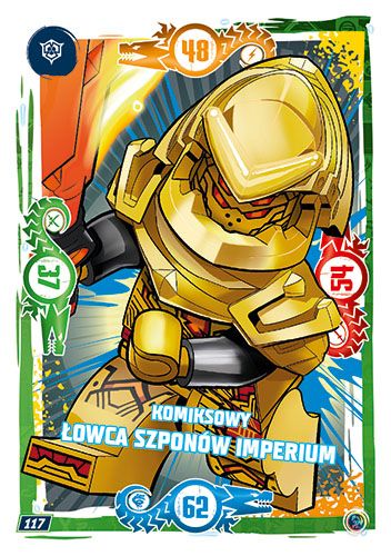 LEGO® NINJAGO® TCG9 - Nr 117: Komiksowy łowca Szponów imperium