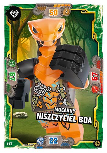 LEGO® NINJAGO® TCG8 - Nr 117: Mocarny niszczyciel boa