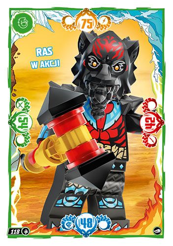 LEGO® NINJAGO® TCG10 - Nr 118: Ras w akcji
