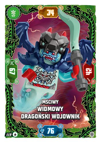 LEGO® NINJAGO® TCG11 - Nr 119: Mściwy widmowy dragoński wojownik