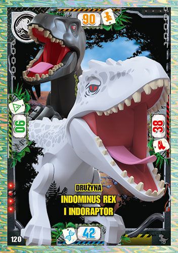 LEGO® Jurassic World™ - Nr 120: Drużyna Indominus rex i indoraptor