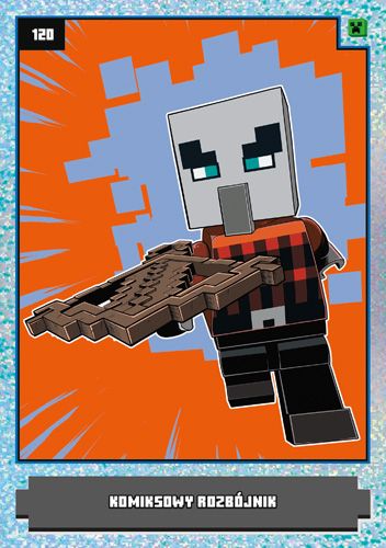 LEGO® Minecraft™ - Nr120: Komiksowy rozbójnik