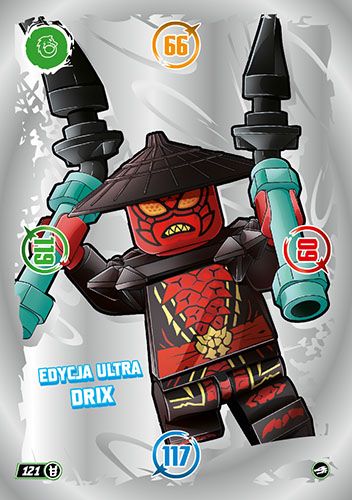 LEGO® NINJAGO® TCG10 - Nr 121: Edycja ultra Drix