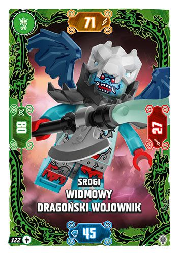 LEGO® NINJAGO® TCG11 - Nr 122: Srogi widmowy dragoński wojownik