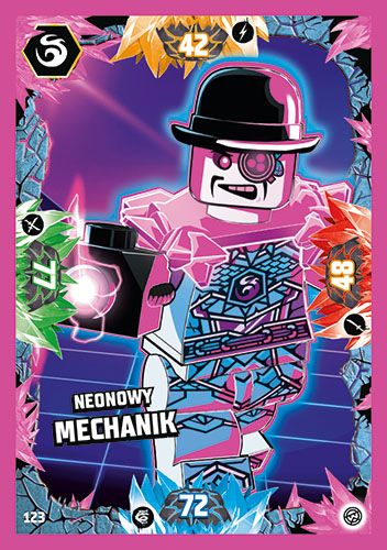 LEGO® NINJAGO® TCG8 - Nr 123: Neonowy Mechanik