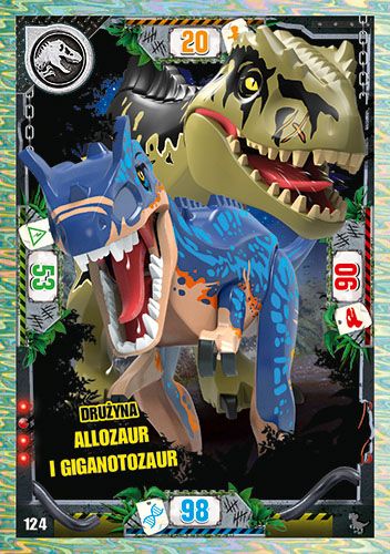 LEGO® Jurassic World™ - Nr 124: Drużyna allozaur i giganotozaur