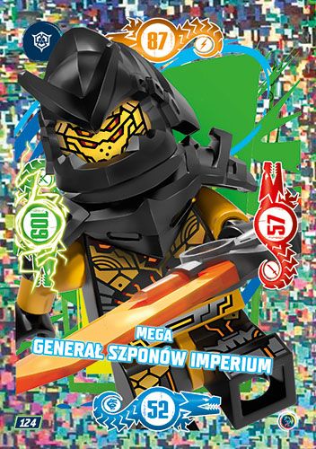 LEGO® NINJAGO® TCG9 - Nr 124: Mega generał Szponów imperium