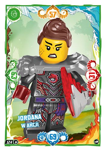 LEGO® NINJAGO® TCG10 - Nr 124: Jordana w akcji