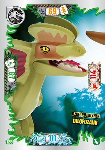 LEGO® Jurassic World™ - Nr 125: Dziki pojedynek dilofozaur