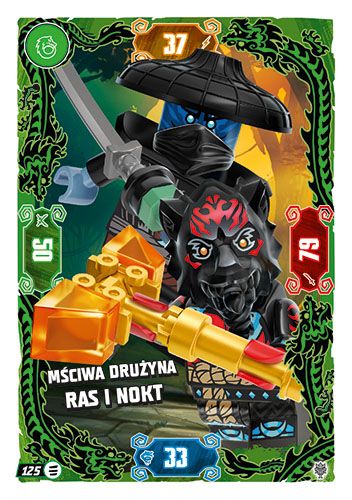 LEGO® NINJAGO® TCG11 - Nr 125: Mściwa drużyna Ras i Nokt