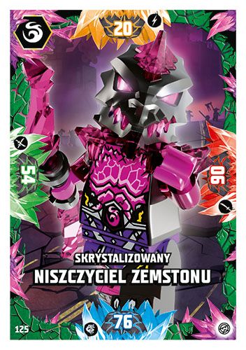 LEGO® NINJAGO® TCG8 - Nr 125: Skrystalizowany niszczyciel zemstonu