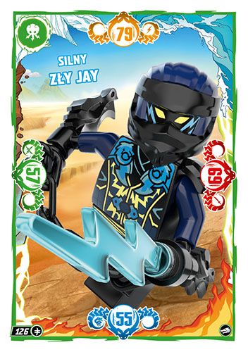 LEGO® NINJAGO® TCG10 - Nr 126: Silny zły Jay