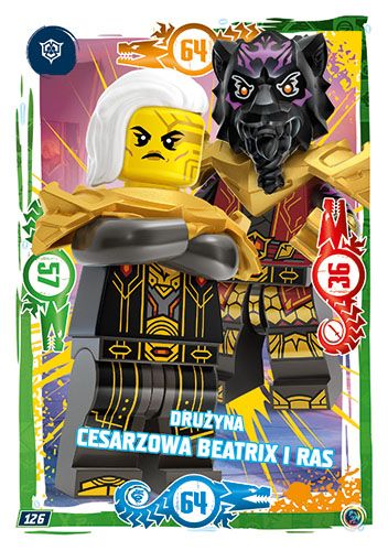 LEGO® NINJAGO® TCG9 - Nr 126: Drużyna cesarzowa Beatrix i Ras