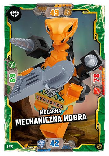 LEGO® NINJAGO® TCG8 - Nr 126: Mocarna mechaniczna kobra