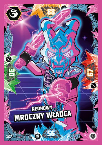 LEGO® NINJAGO® TCG8 - Nr 127: Neonowy Mroczny Władca