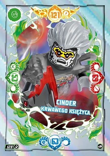 LEGO® NINJAGO® TCG10 - Nr 128: Cinder Krwawego Księżyca