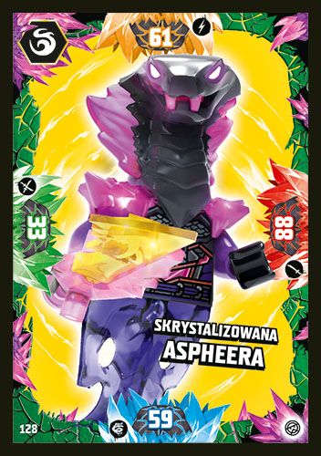 LEGO® NINJAGO® TCG8 - Nr 128: Skrystalizowana Aspheera