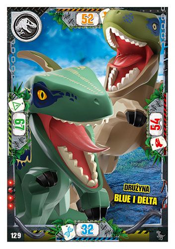 LEGO® Jurassic World™ - Nr 129: Drużyna Blue i Delta