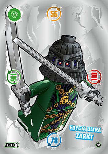 LEGO® NINJAGO® TCG10 - Nr 131: Edycja ultra Zarkt
