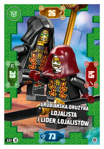 LEGO® NINJAGO® TCG11 - Nr 131: Grubiańska drużyna lojalista i lider lojalistów