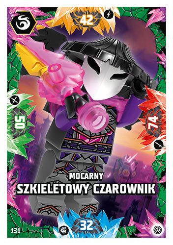 LEGO® NINJAGO® TCG8 - Nr 131: Mocarny Szkieletowy Czarownik
